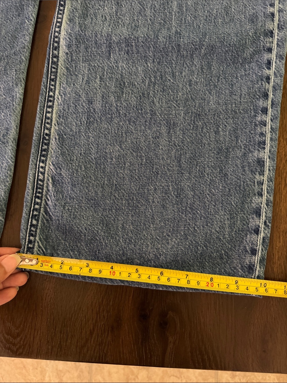 Rag & Bone Featherweight Logan wide leg jeans size 30 - Picture 12 of 16